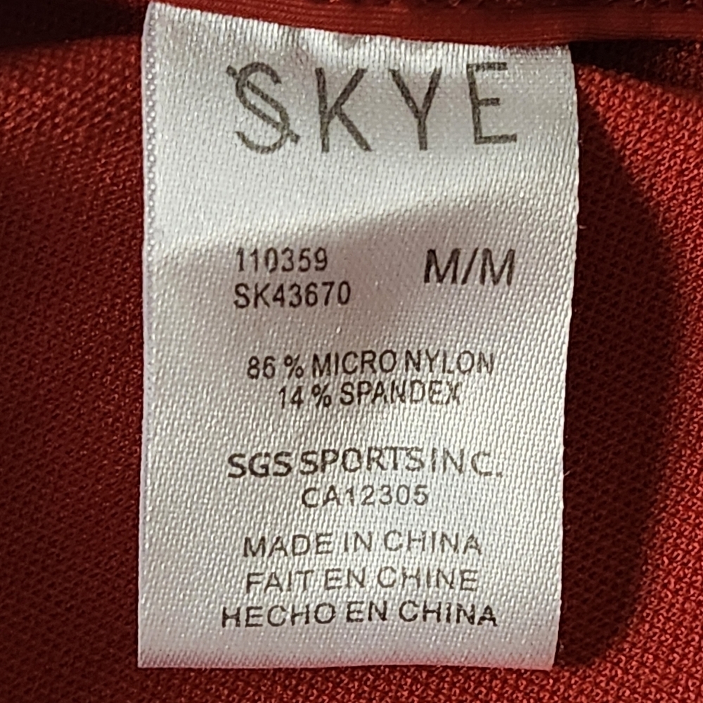 Skye Halter Bikini Top Size Medium Terracotta - Picture 6 of 9